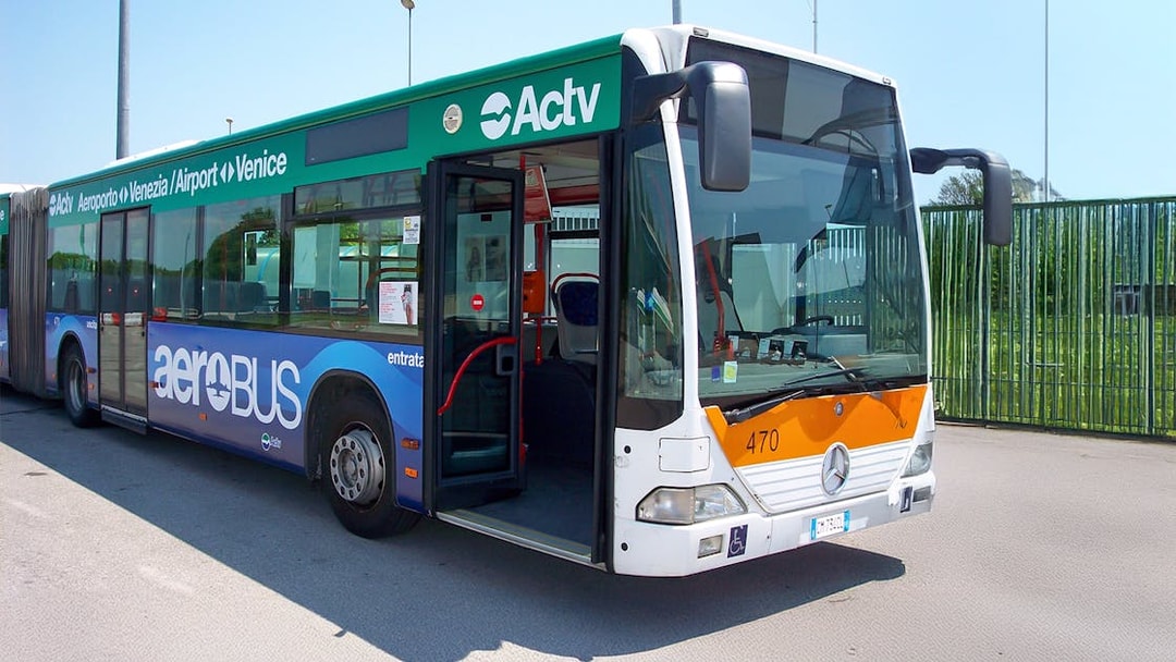 ACTV Aerobus for airport transfer in Venice.