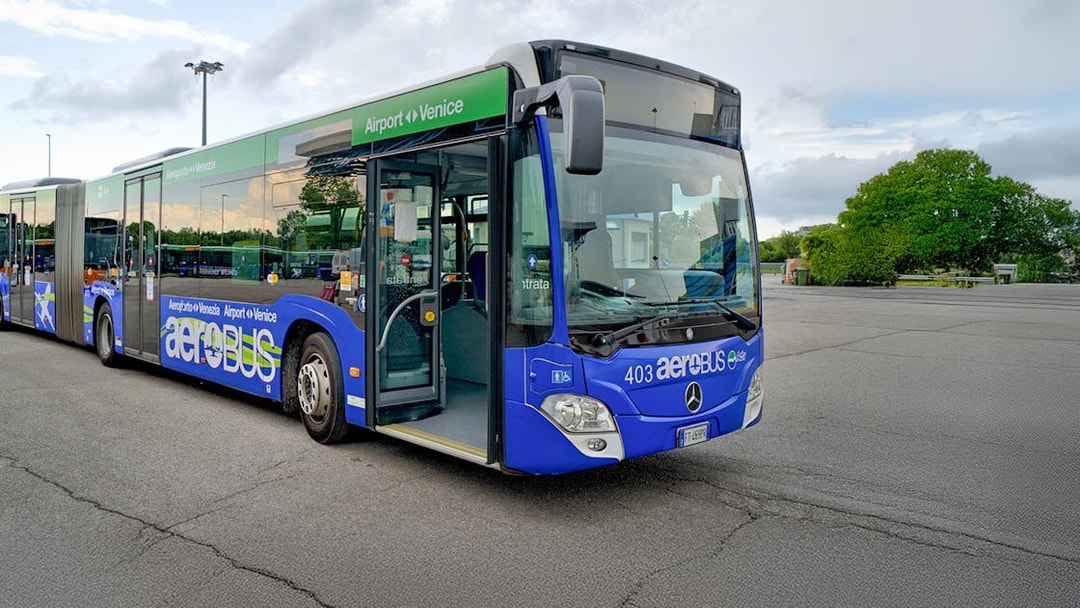 ACTV Aerobus at Venice Marco Polo Airport for city transfer.