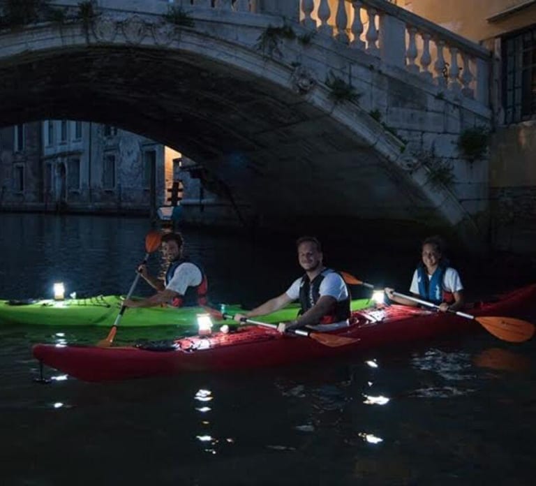 Venice: Guided Canal Kayak Tour at Day, Night, or Sunset