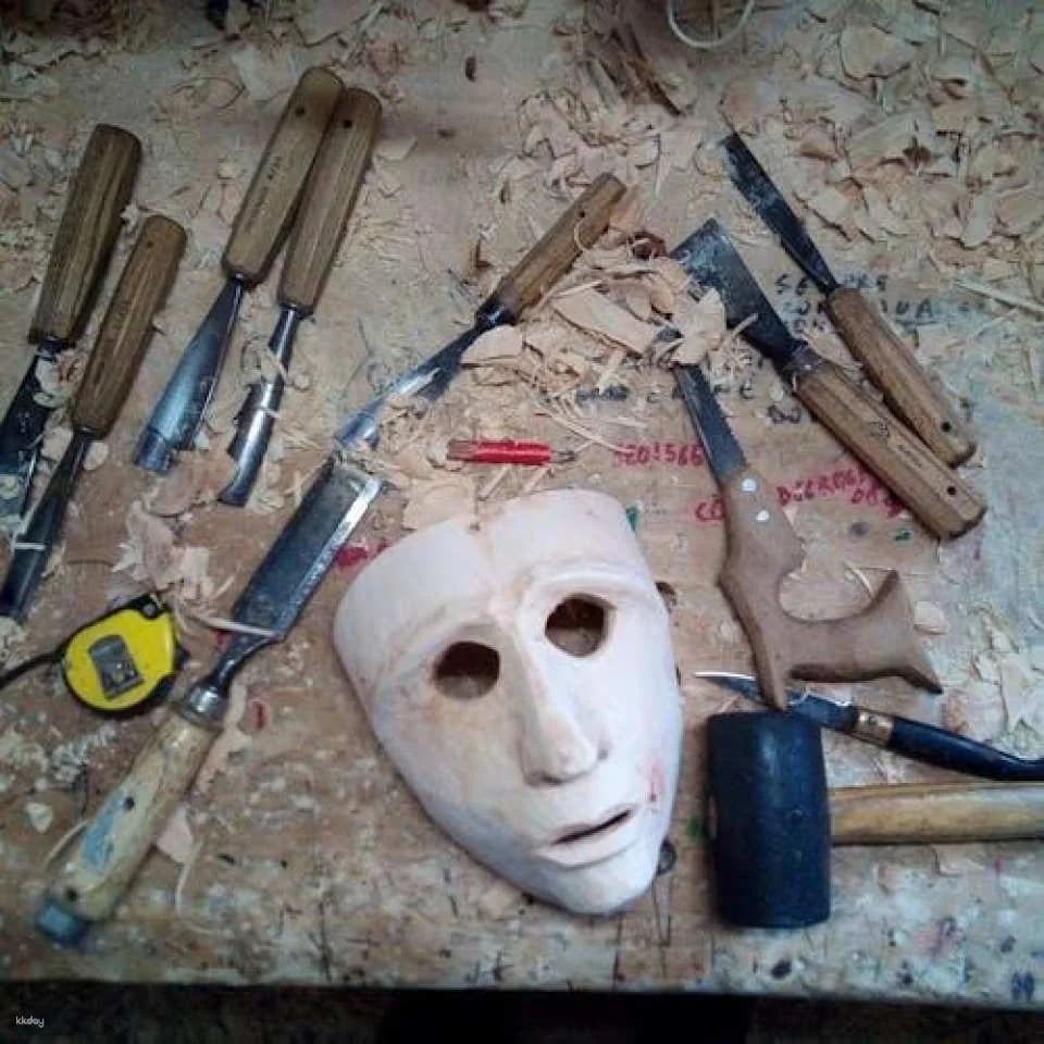 Visit to a Mask Artisan's Laboratory in Mamoiada