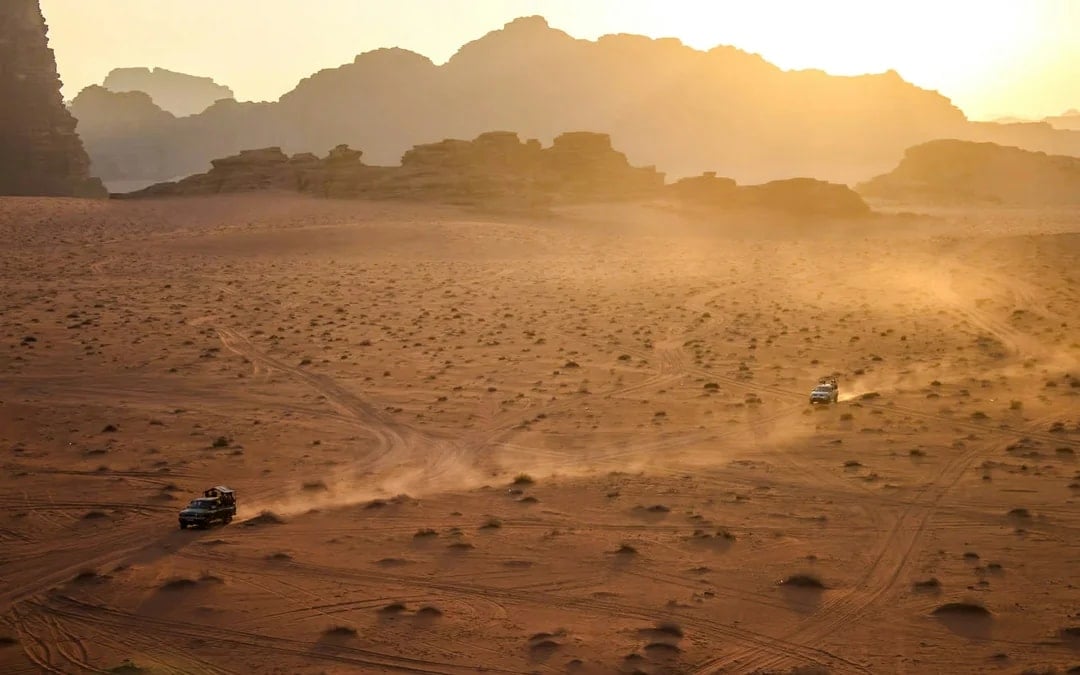 Wadi Rum Guided Jeep Tour with Private Bedouin Tent Stay and Meals