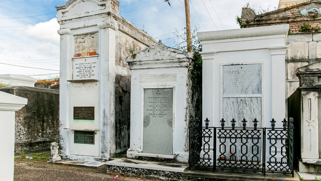 Tombs and mausoleums inside St. Louis Cemetery, New Orleans.