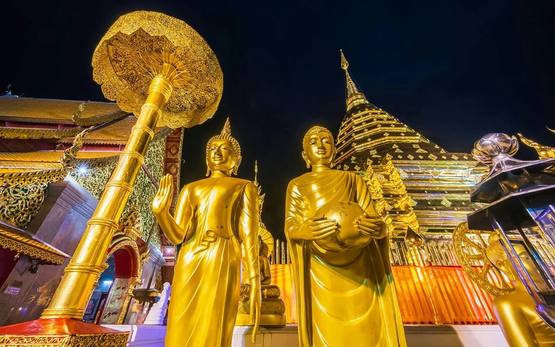 From Chiang Mai: Wat Umong and Doi Suthep Sunset Guided Tour with Hotel Transfers
Image 2