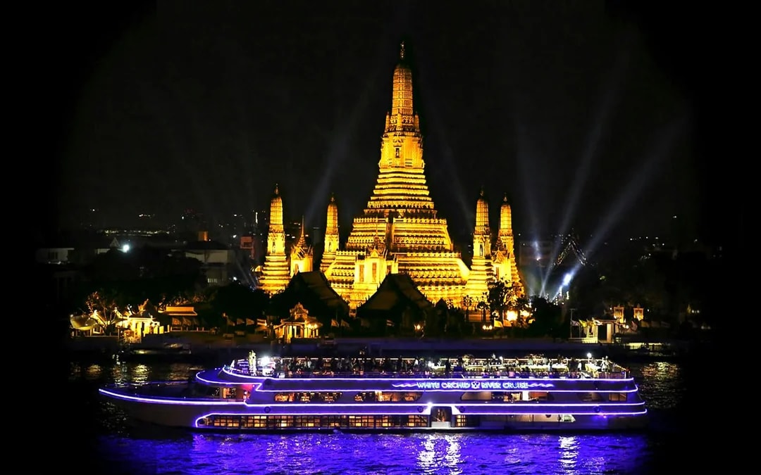 White Orchid River Cruise with International Buffet Dinner & Unlimited Beer Image 1