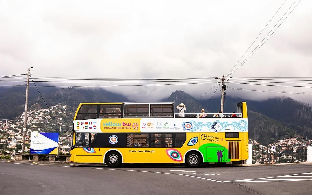 Yellow Bus Madeira: Funchal, Câmara de Lobos & Cabo Girão Hop-on Hop-off Bus Tour Image 1