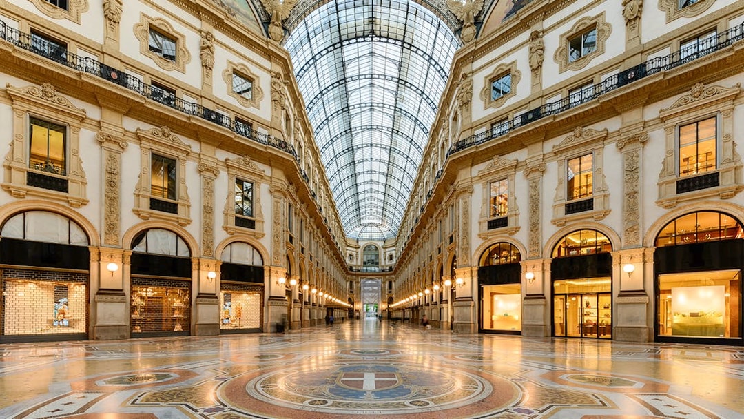 Galleria Vittorio Emanuele II interior in Milan, Italy, part of Official Milano Pass tour.