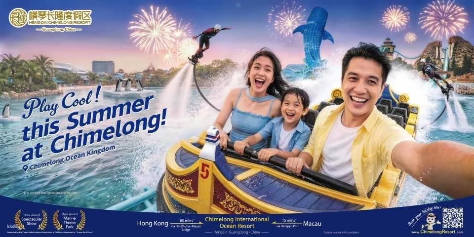 Zhuhai Chimelong Ocean Kingdom Tickets - Exclusive Offer Includes AIRSIM Global Data SIM